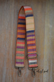 Hand Made Purse Strap, "Sunset" Rust Back, Adjustable Strap, 25 to 42.5 inches