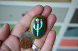 Cactus Fridge Magnet, Painted Rock Magnet, Mini Cactus Magnet, Refrigerator Magnet